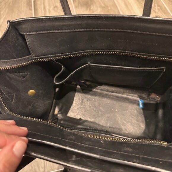 Celine Nano Tote in Black - Picture 3 of 7